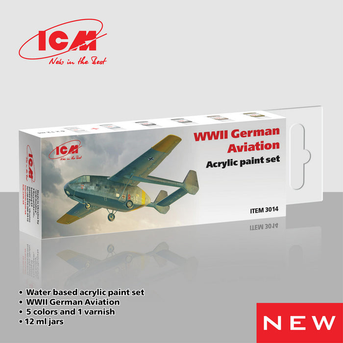 ACRYLIC SETS WWII German aviation (6 bottles x 12 ml)