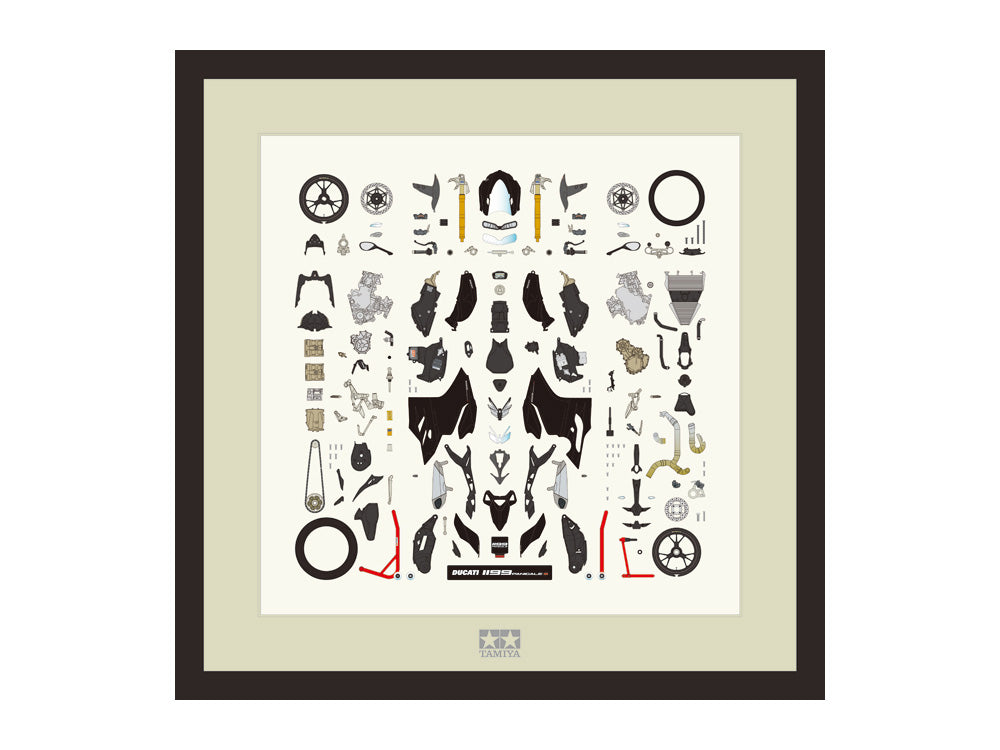 Quadro Moto Ducati Panigale S Nera
