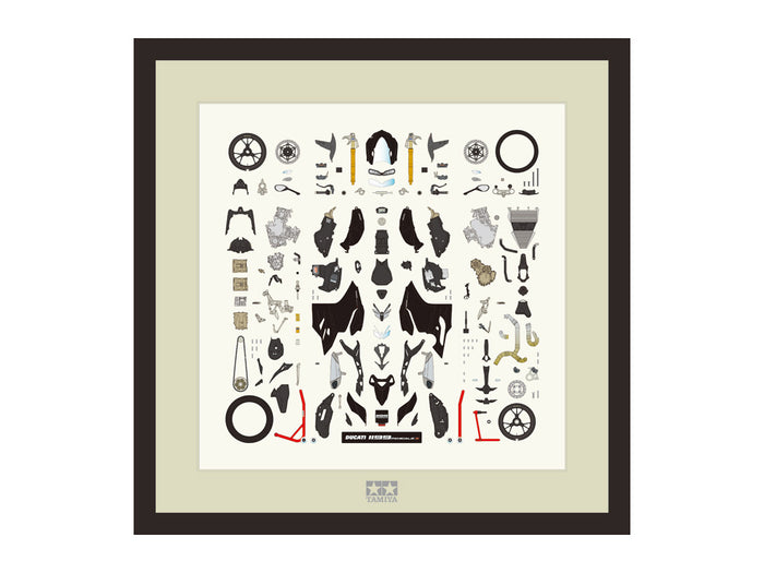 Quadro Moto Ducati Panigale S Nera
