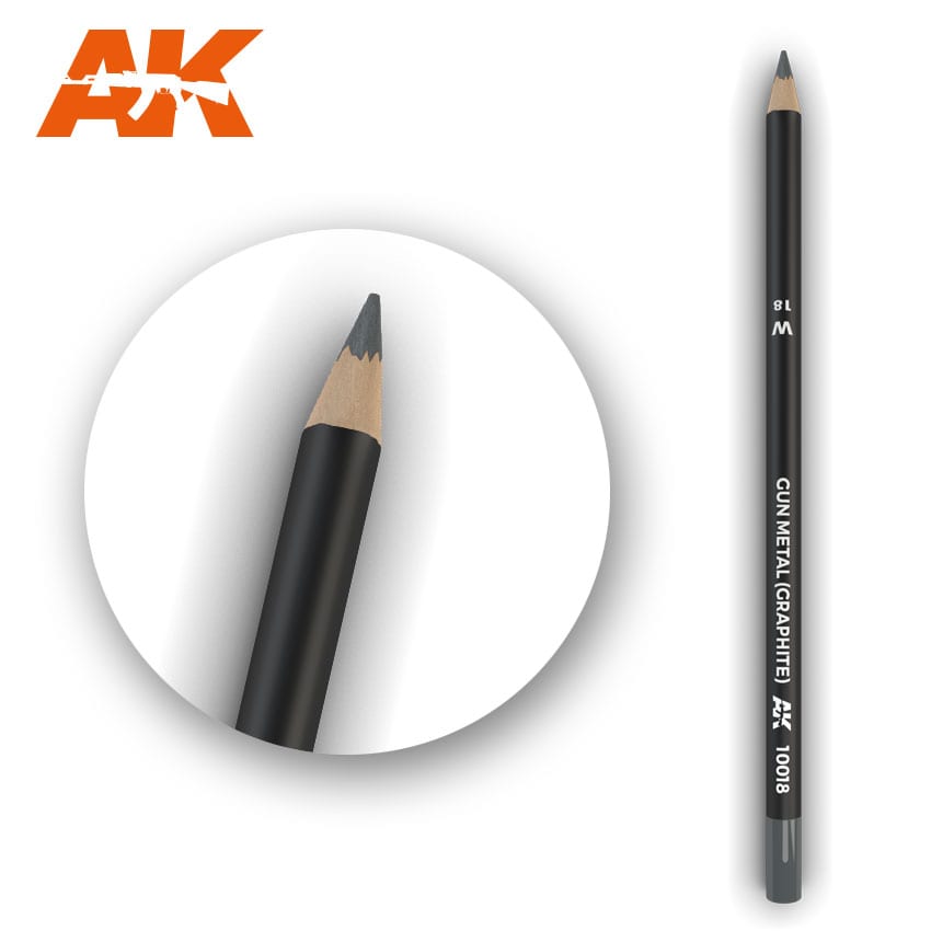 Watercolor Pencil Gun Metal (Graphite) (Box - 5 units)