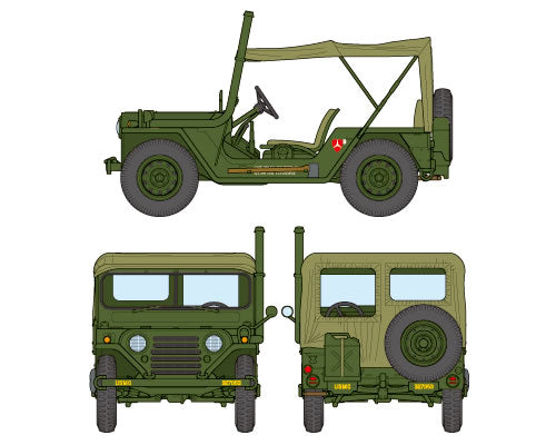 1/35 U.S. Utility Truck M151A2 Vietnam War