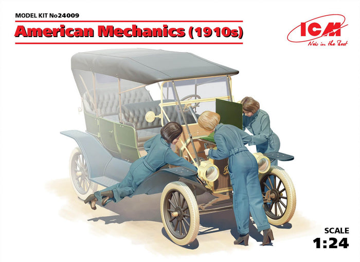 1/24 American mechanics (1910s) (3 figures)