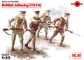 1/35 British Infantry (1914) (4 figures)