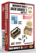 DOOZY! 1/24 WOODEN BOXES JACK DANIEL'S BOTTLES