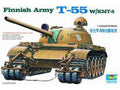 1/35 Finnischer Panzer T-55 mit Minenraumer
