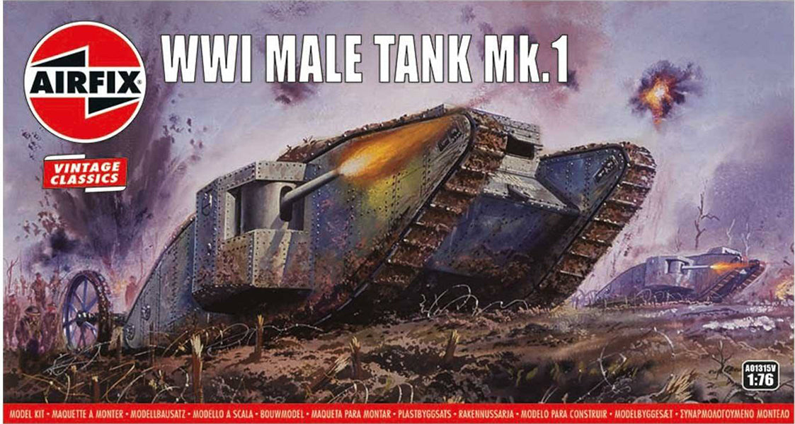 1/76 VINTAGE CLASSIC: WWI "Male" Tank Mk.I