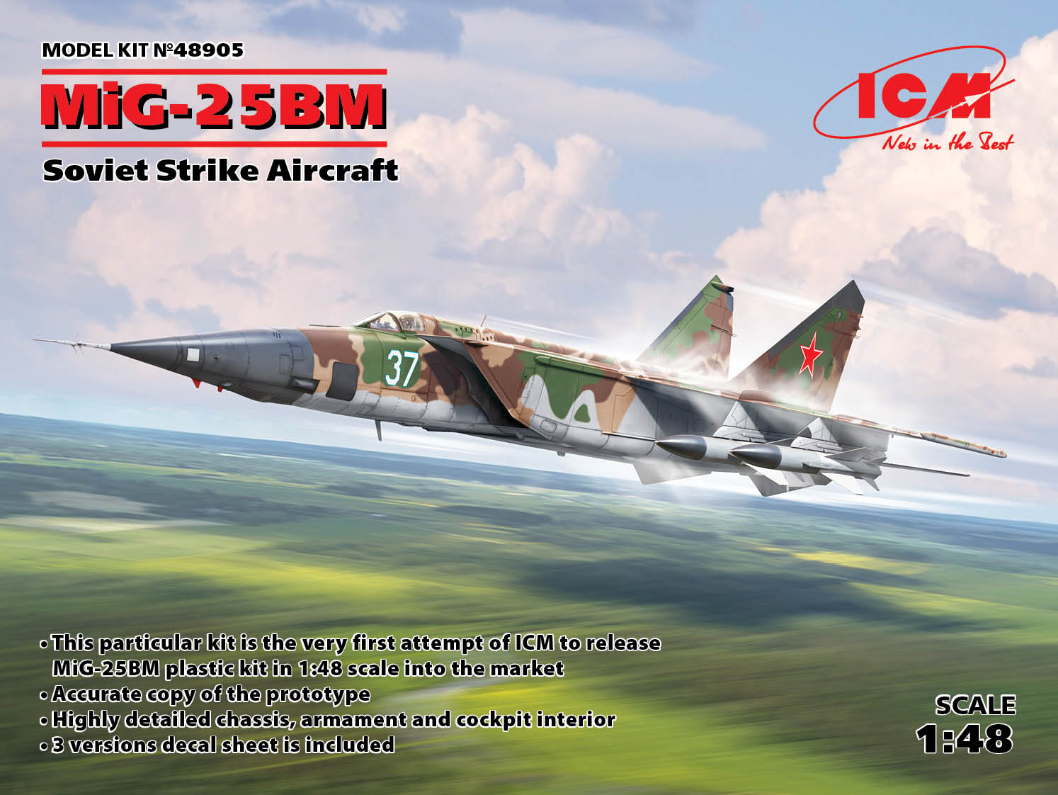 1/48 MiG-25 BM Soviet Strike Aircraft