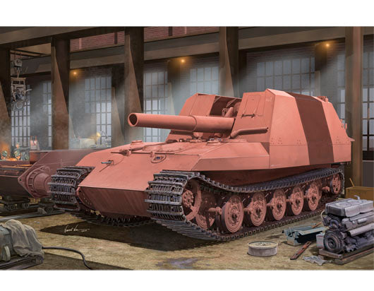 1/35 Geschutzwagen Tiger Grille21/210mm Morta