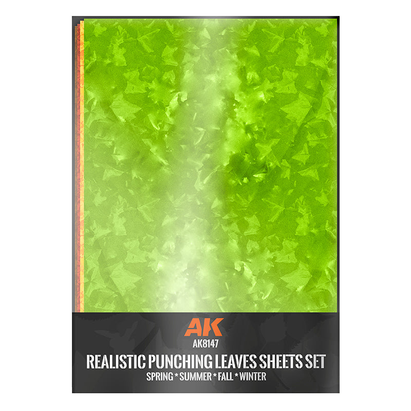 Punching Leaves Sheets Set (4 Units Of A4-Size Sheets)