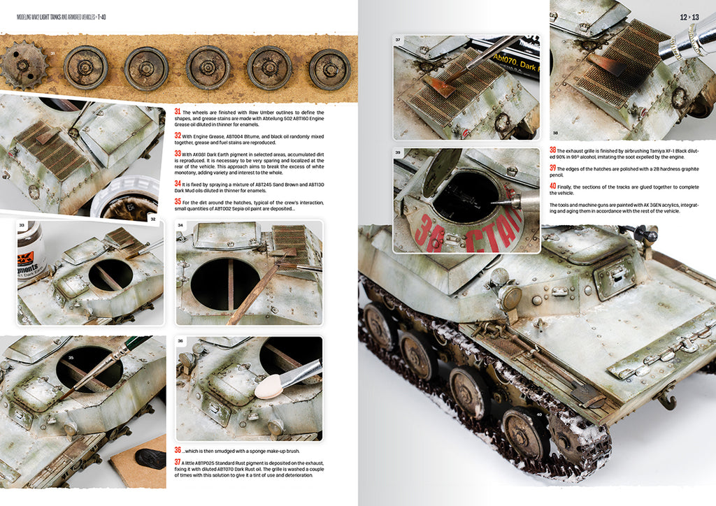 Modeling WW2 Light Tanks and Armored Vehicles English