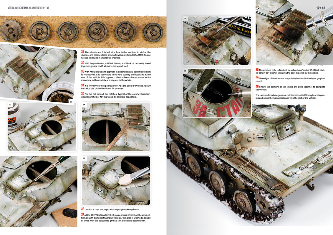 Modeling WW2 Light Tanks and Armored Vehicles English