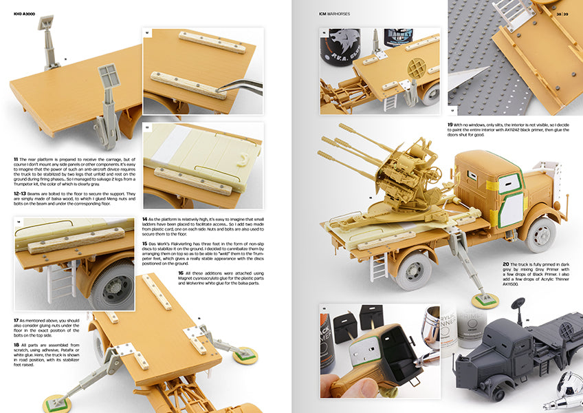 ICM: How to Paint & Weather WW2 Trucks Warhorses - Spanish