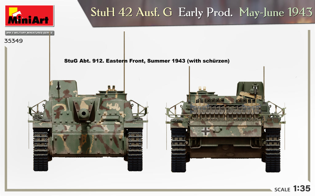 1/35 StuH 42 Ausf. G  Early Prod. May-June 1943
