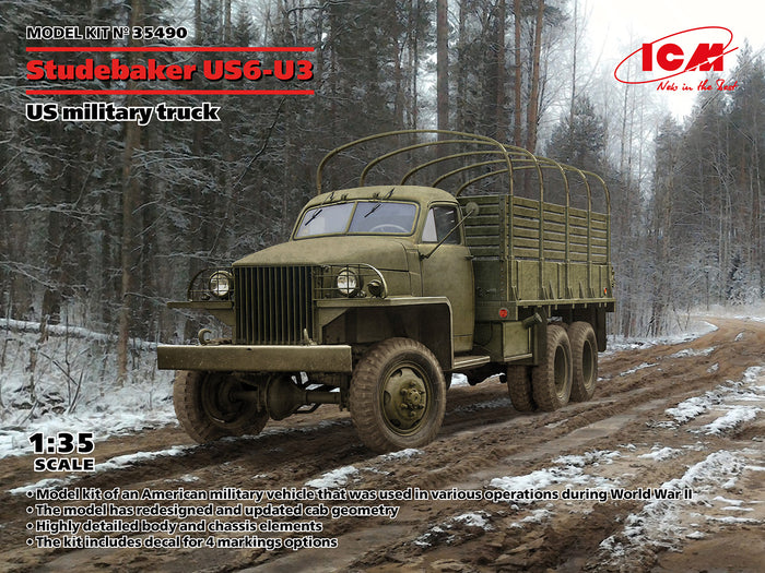 1/35 Studebaker US6-U3 US military truck