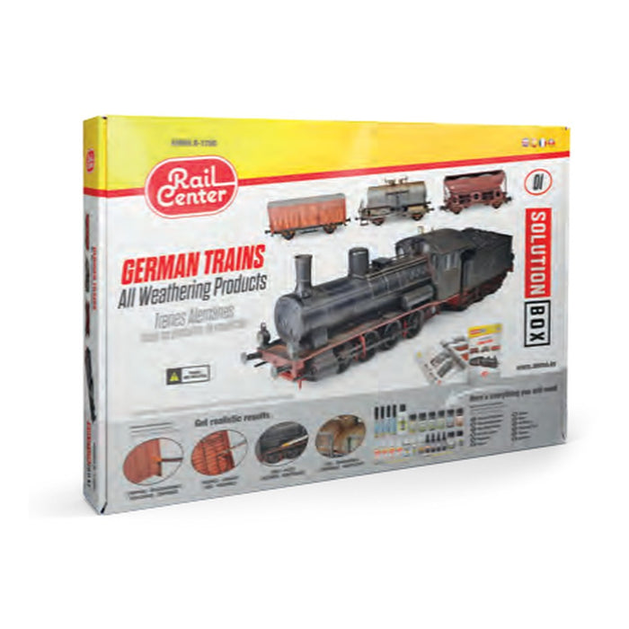 AMMO RAIL CENTER SOLUTION BOX 01 - GERMAN TRAINS. All Weathering Products