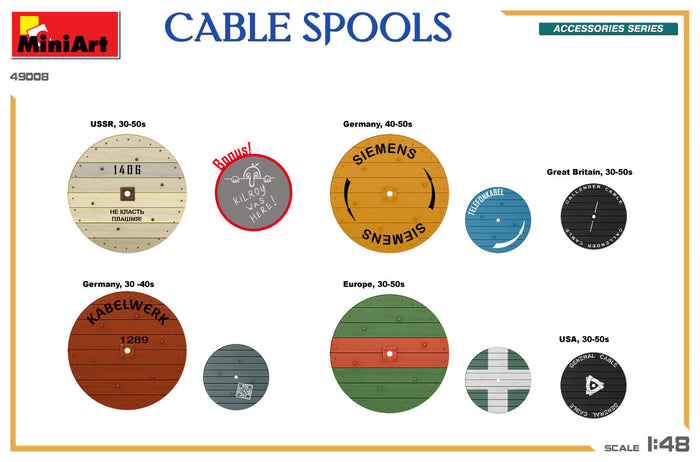 1/48 Cable Spools