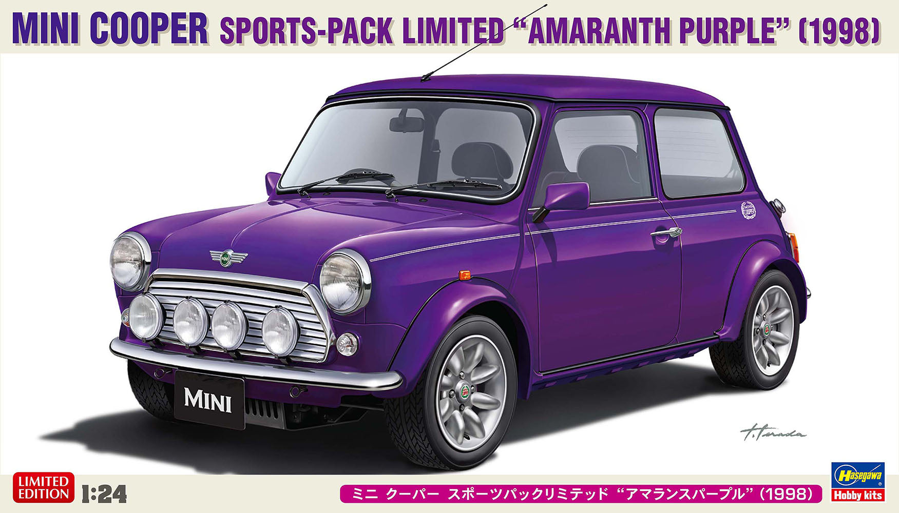 1/24 Mini Cooper Sports-Pack Limited "Amaranth Purple" 1998