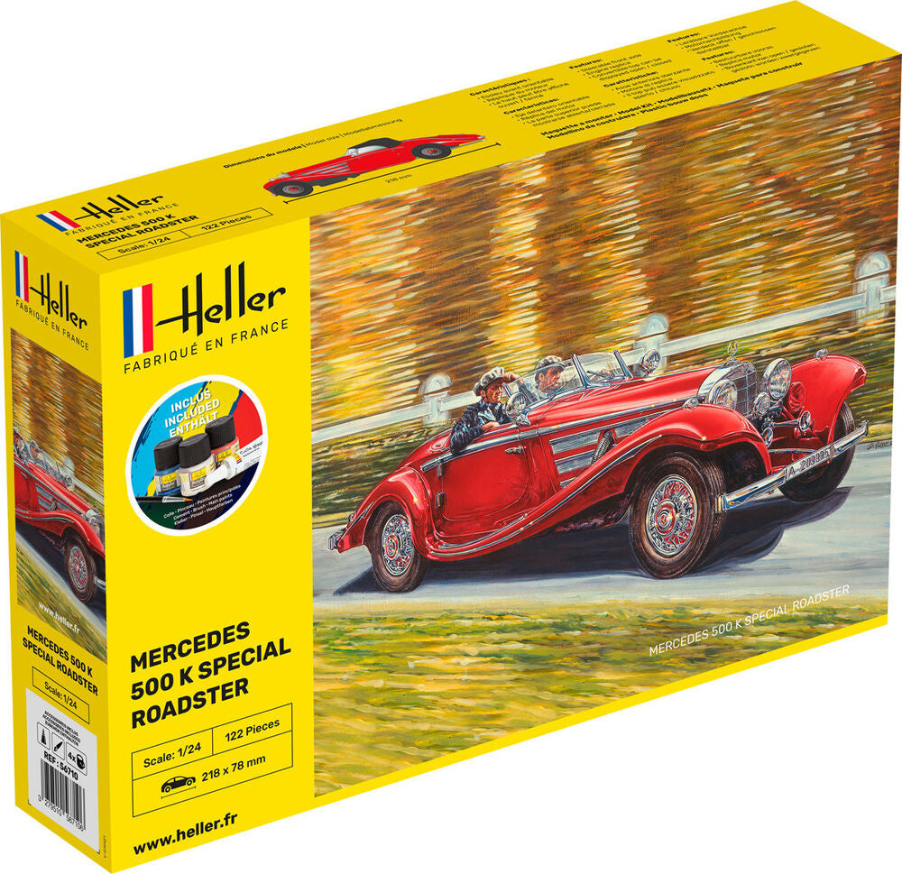 1/24 STARTER KIT Mercedes 500 K Special Roadster