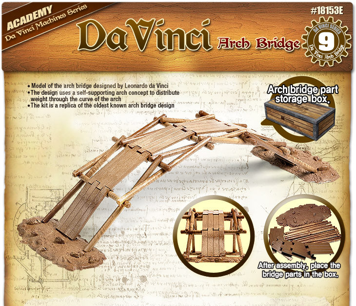 Leonardo da Vinci: Arch Bridge [LIMITED EDITION]