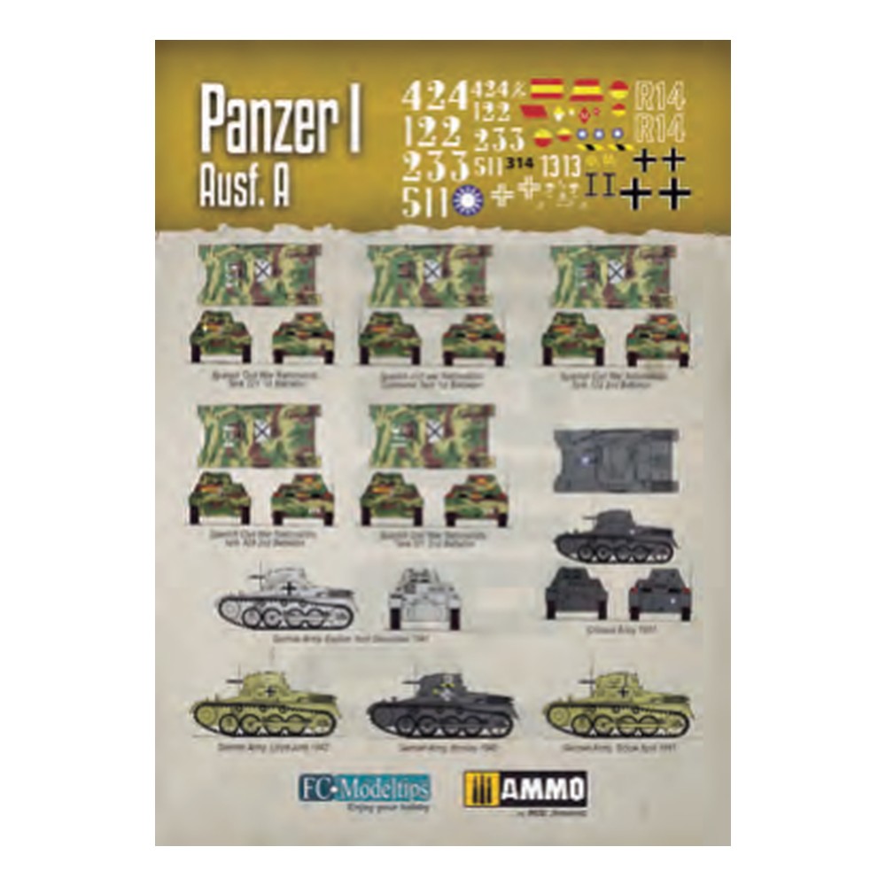 Panzer I Ausf. A Decals 1/16