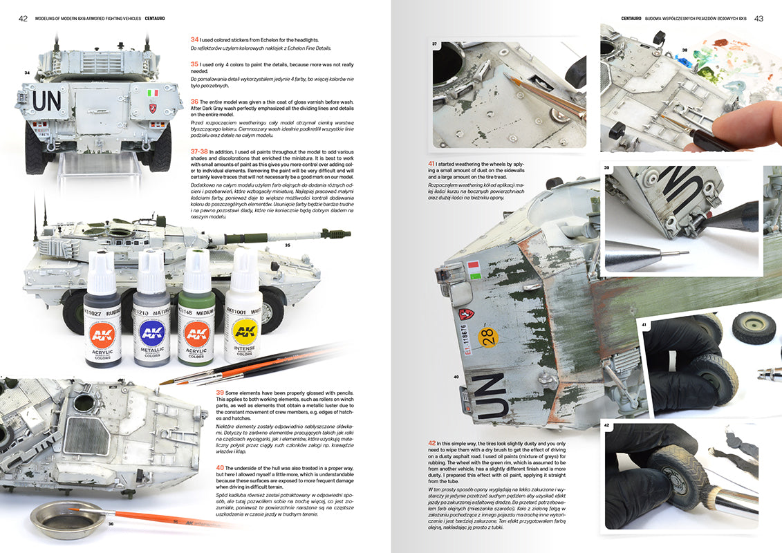 Modeling Modern Armored Fighting 8x8 Vehicles - Bilingual EN-PL