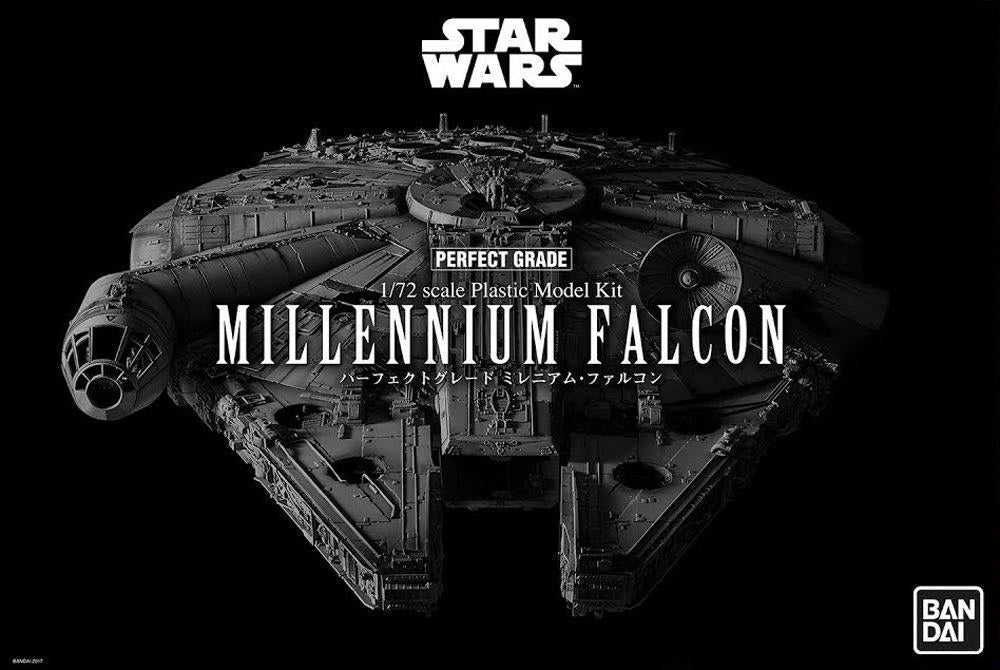 STAR WARS 1/72 MILLENNIUM FALCON PERFECT GRADE (Bandai, 680 pieces, 48,2cm)