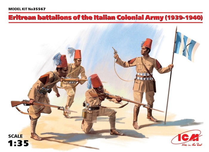 1/35 Eritrean battalions of the Italian Colonial Army 1939-1940 4 figure