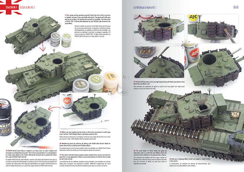 British At War - Los Britanicos En Guerra - Bilingual