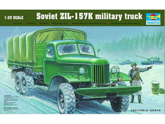1/35 ZIL-157K Soviet Military Truck with Canvas