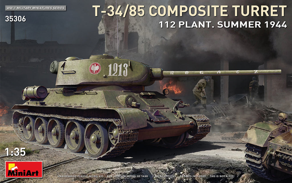 1/35 T-34/85 Composite Turret. 112 Plant. Summer 1944