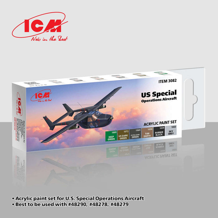 ACRYLIC SETS U.S. Special Operations Aircraft (6 bottles x 12 ml)
