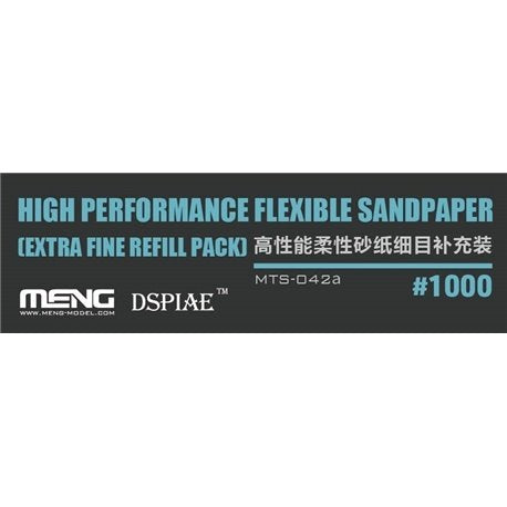 High Performance Flexible Sandpaper Extra Fine Refill Pack 1000