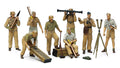 1/35 German Artillery Crew Set Africa Corps Luftwaffe