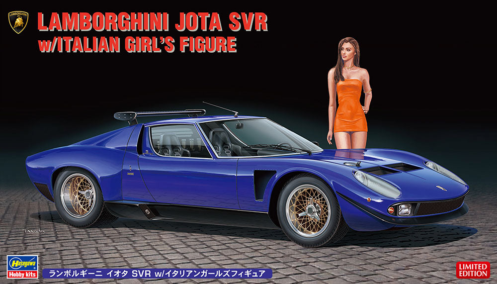 1/24 Lamborghini Jota SVR with Italian Girl's Figure