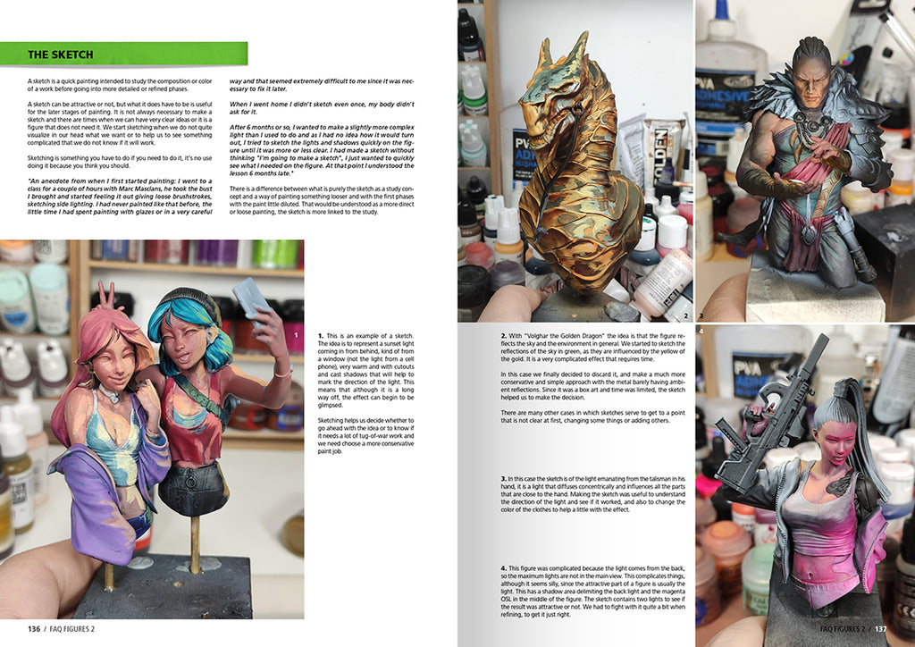 FAQ 2 Fantasy Figures Painting Techniques by Arnau Lazaro - Spanish