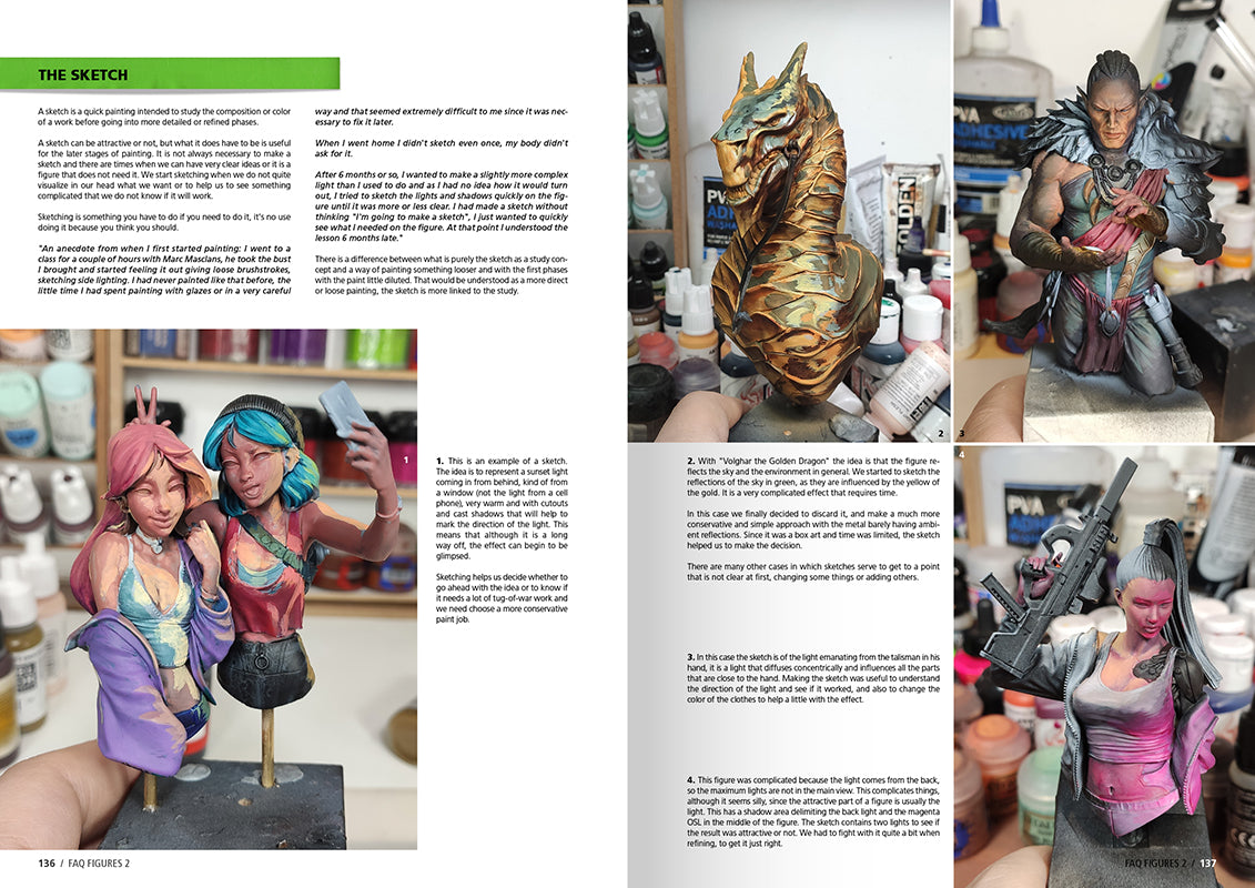 FAQ 2 Fantasy Figures Painting Techniques by Arnau Lazaro - Spanish
