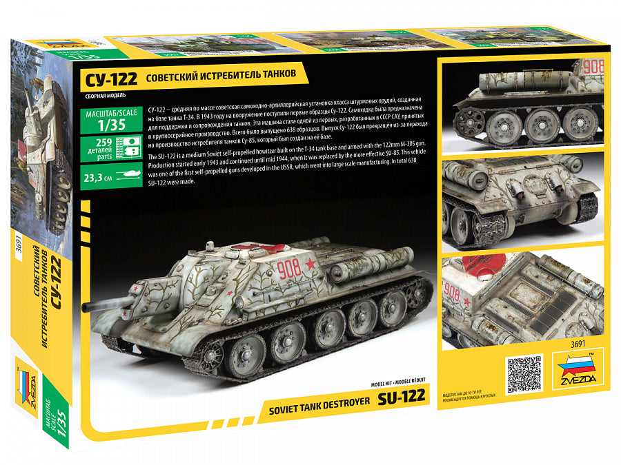1/35 SU-122 Soviet Tank Destroyer