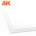 0.25mm thickness x 245 x 195mm - STYRENE SHEET