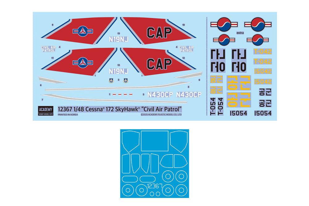 1/48 Cessna 172 Skyhawk Civil Air Patrol
