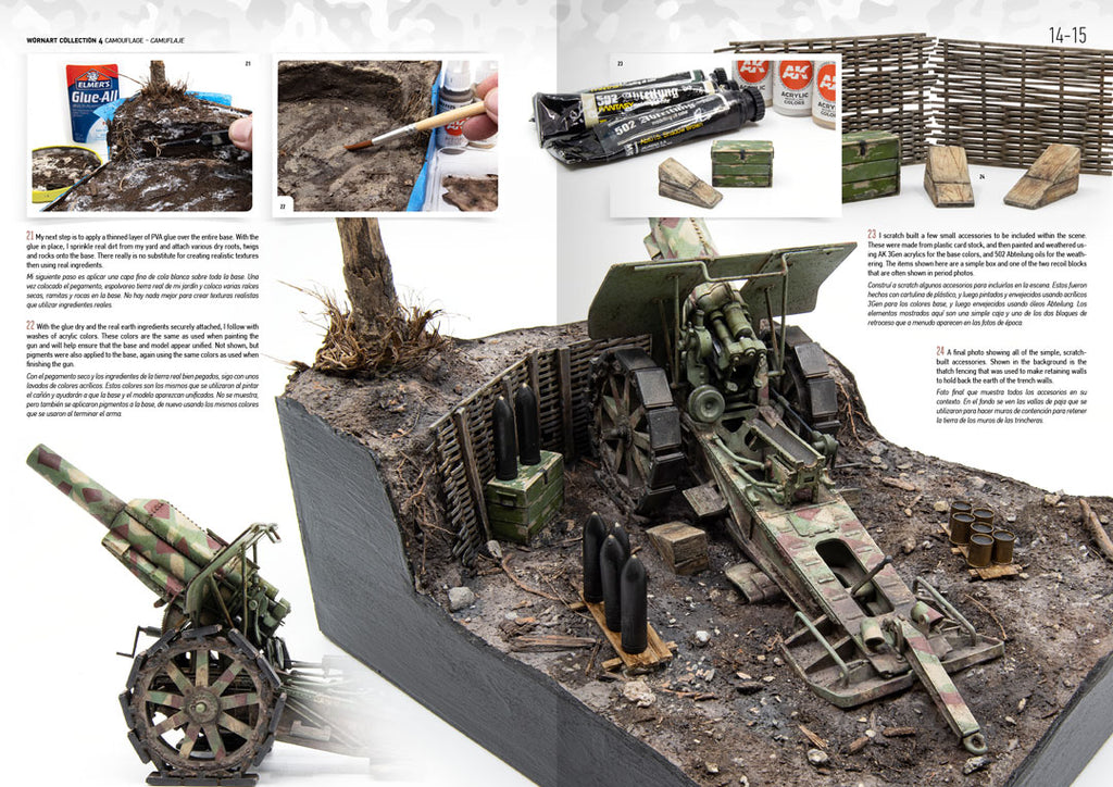 Worn Art Collection 04 Camouflage from WWI to Sci-Fi models - Bilingual