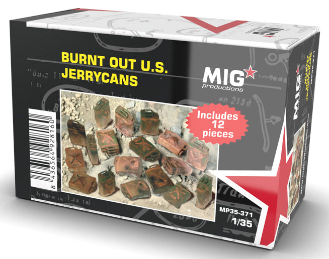 1/35 Burnt Out U.S. Jerrycans