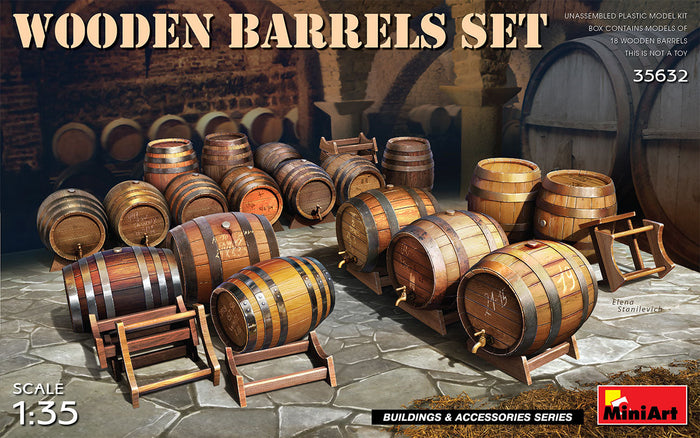 1/35 Wooden Barrels