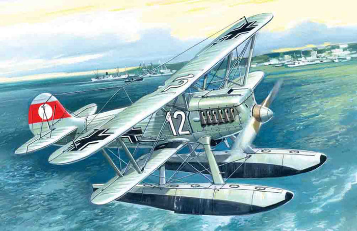 1/72 Heinkel He 51B-2 German Floatplane