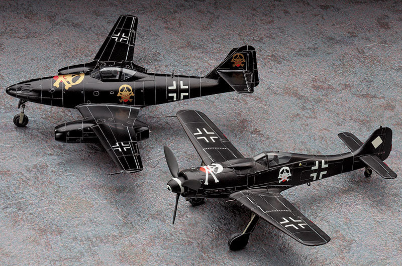 1/72 "Black Knight of Berlin" Focke-Wulf Fw190D-9 & Messerschmitt Me262A-1a
