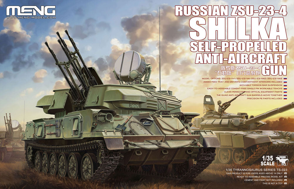 1/35 Russian ZSU-23-4 Shilka Self-Propelled Anti-Aircraft Gun