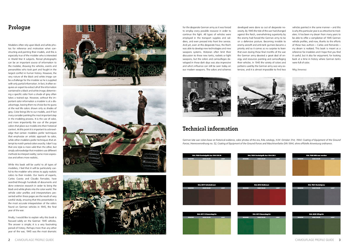 1945 German Colors Profile Guide - English