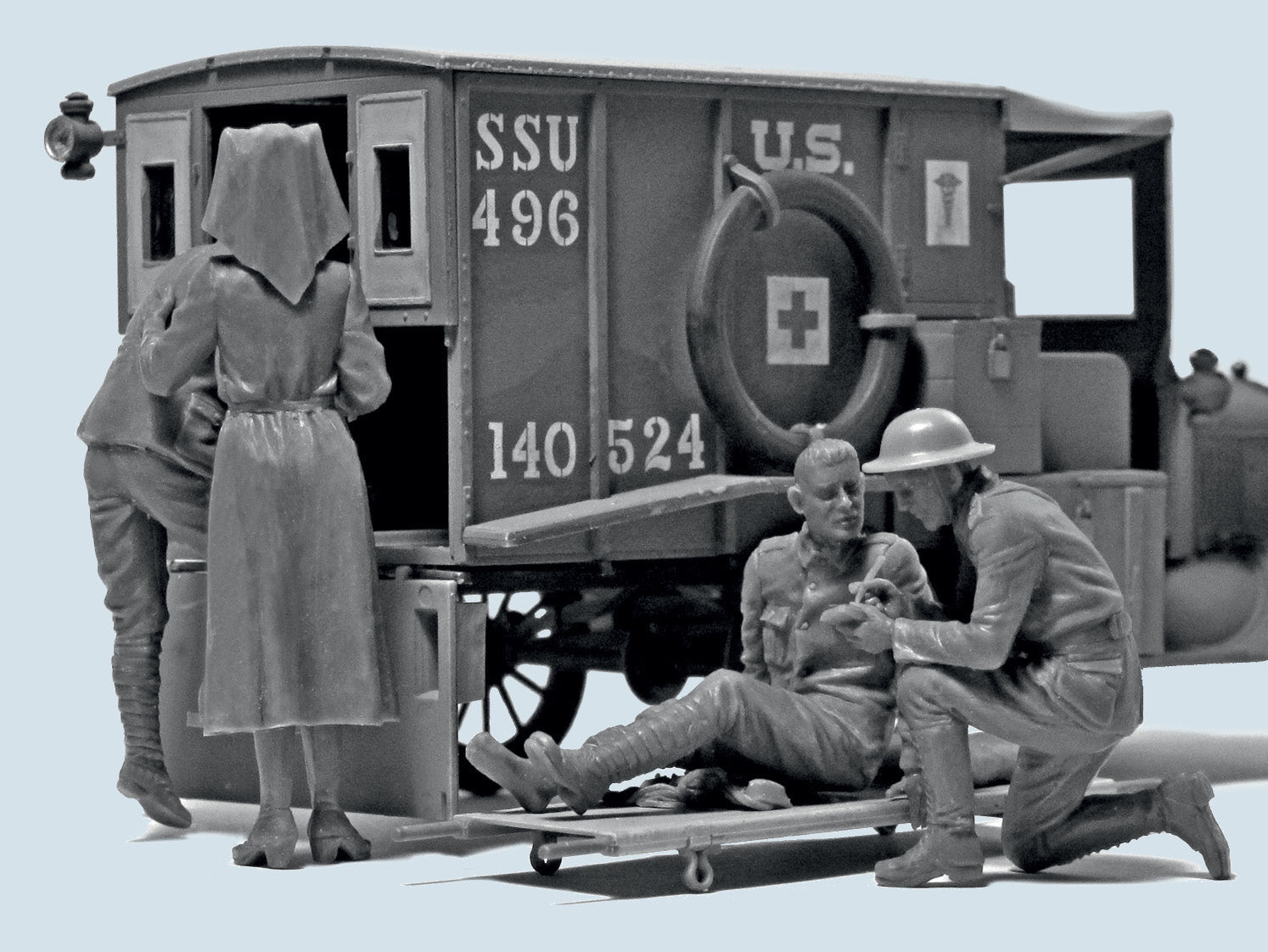 1/35 WWI US Medical Personnel (4 figures)