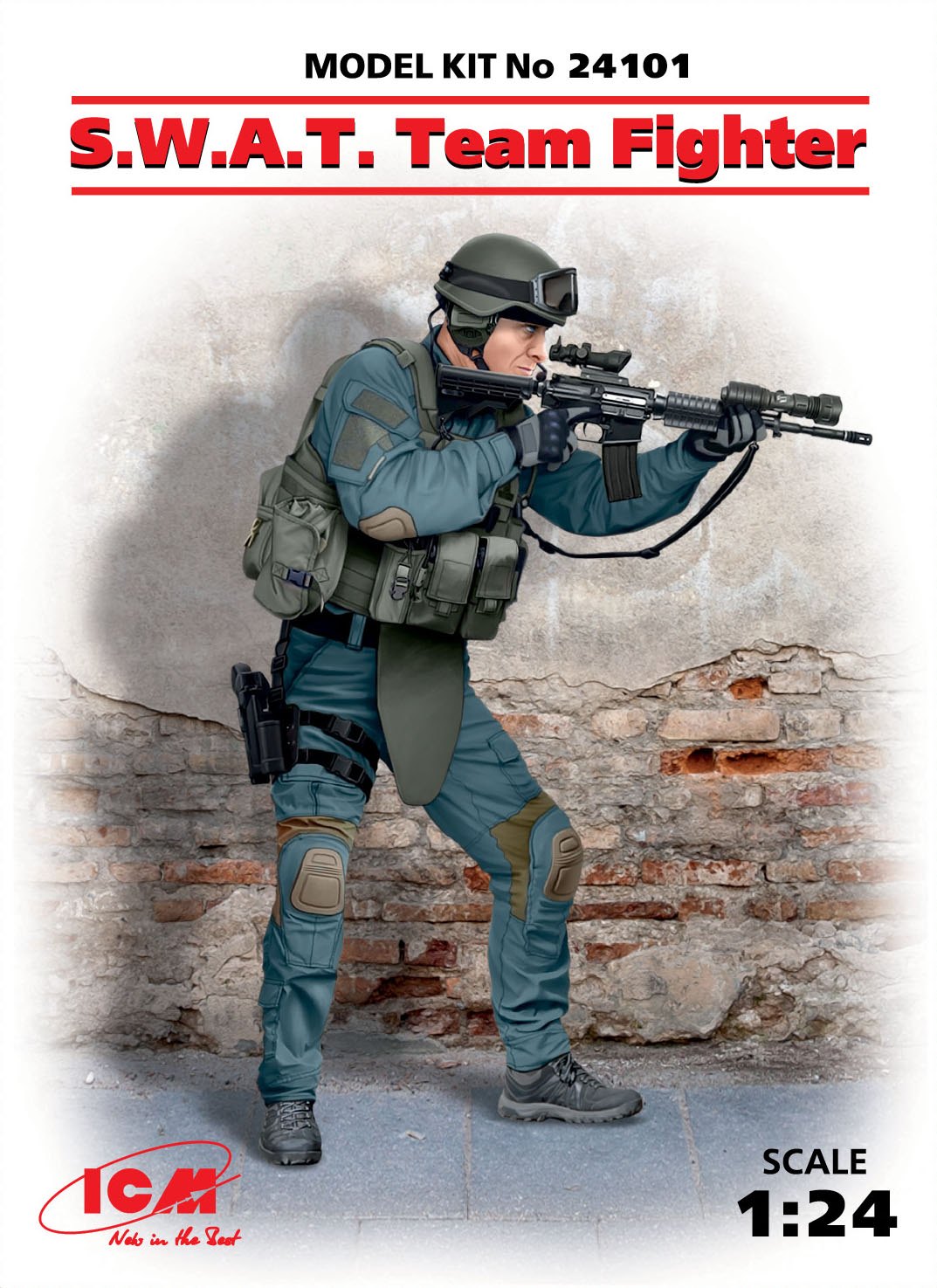 1/24 S.W.A.T. Team Fighter  (100% new molds)
