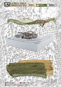 1/35 Camouflage Net-Snow Gray