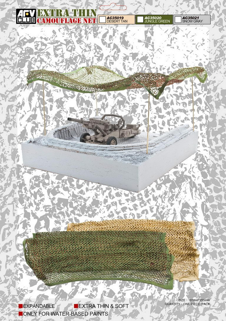 1/35 Camouflage Net-Snow Gray